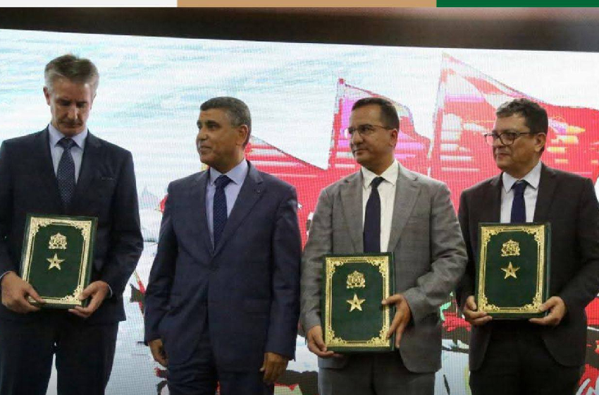 توقيع مذكرة تفاهم تتعلق بإنجاز دراسات الجدوى لقطب لوجستي وتجاري