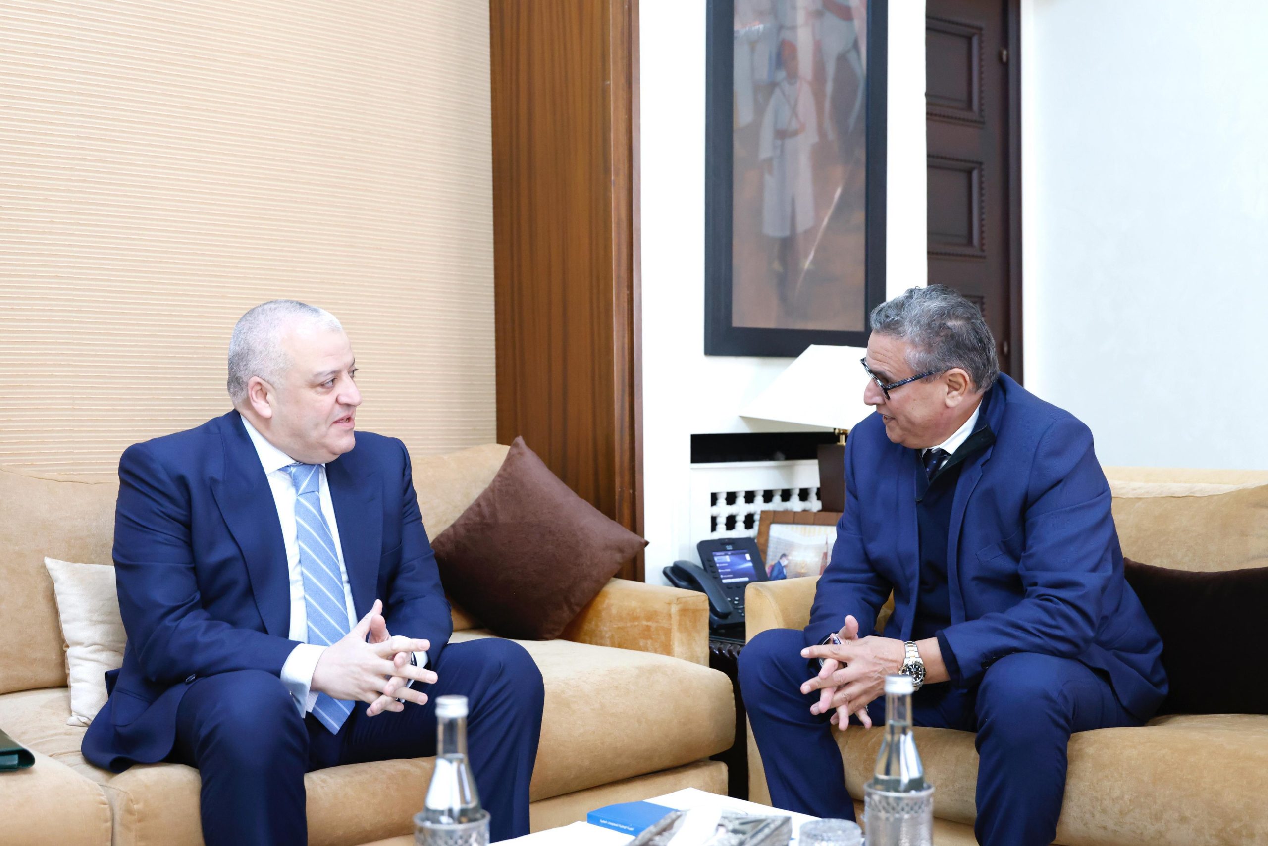 رئيس الحكومة يستقبل رئيس الهيئة الوطنية للمعلومات المالية