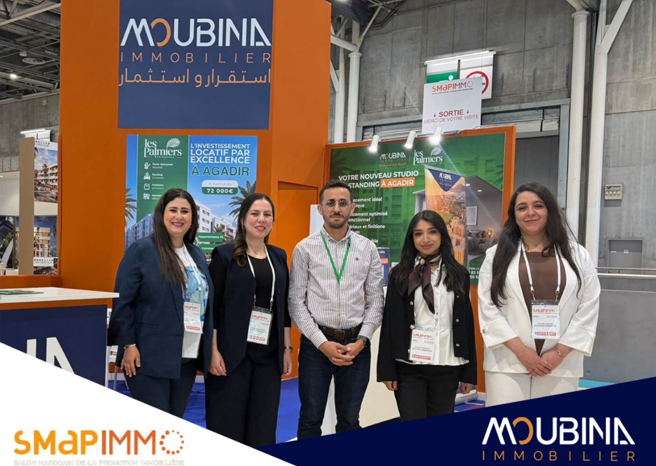 شركة Moubina للعقار تروج لمشاريعها أمام مغاربة العالم بمعرض SMAP IMMO بباريس