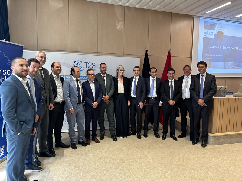 مجموعة "T2S Group Holding" تطلق أكبر اكتتاب عام أولي بقيمة 1,1 مليار درهم